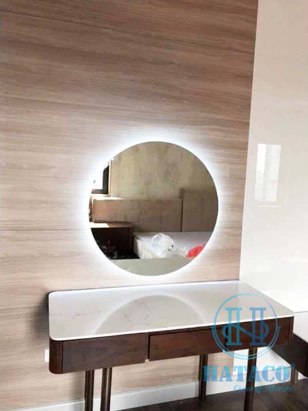 gương tròn treo tường